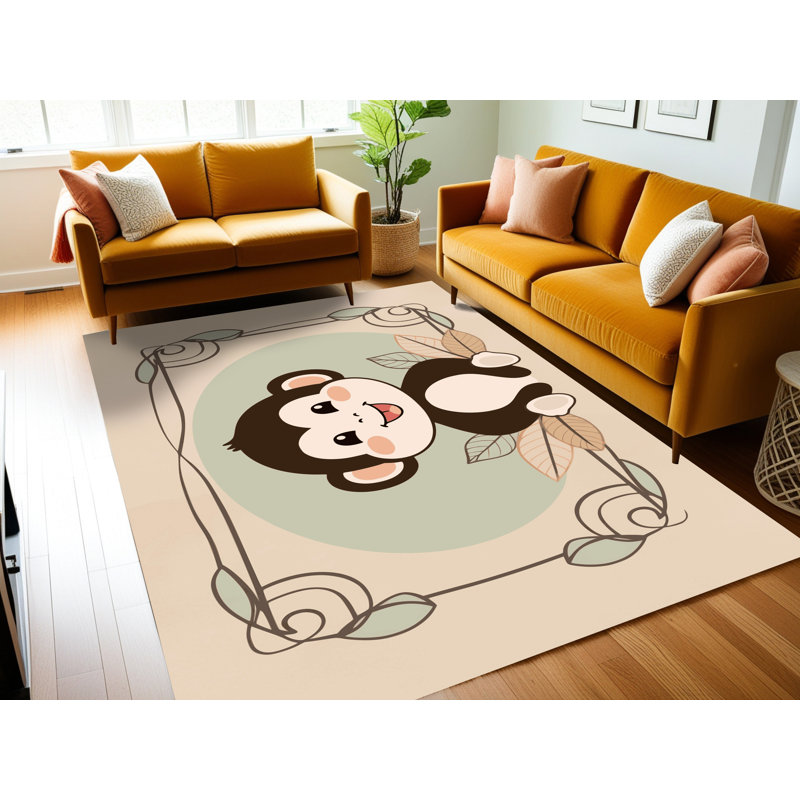 Tapis pour enfants East Urban Home, Rectangulaire 8 pi x 12 pi