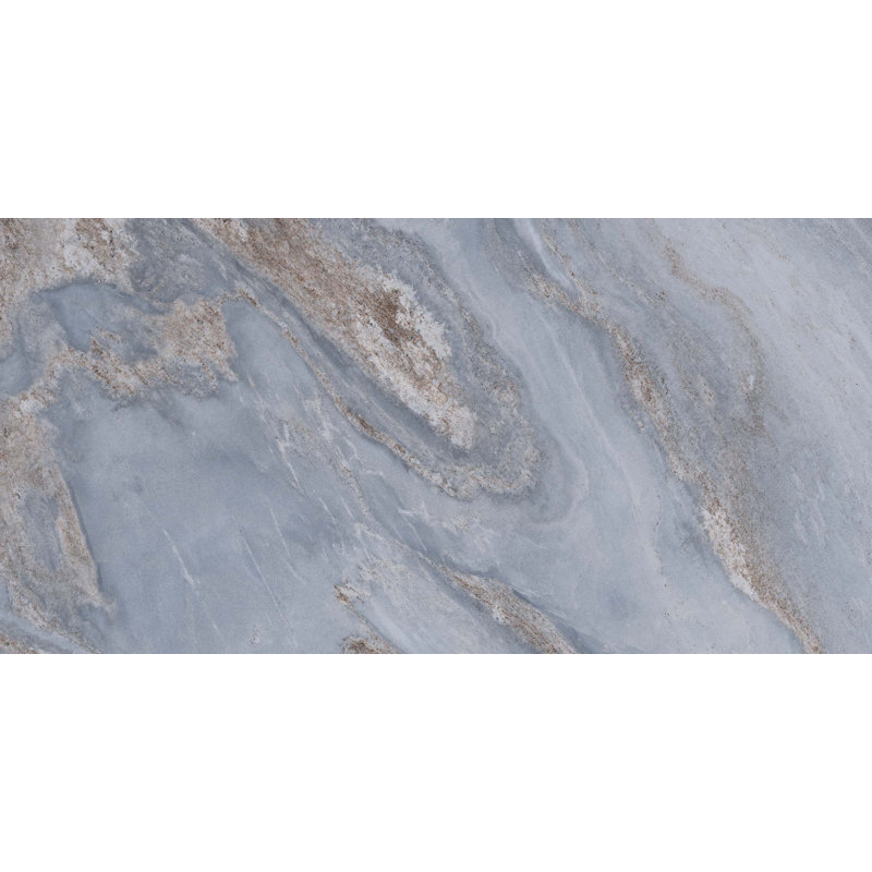 Carreau de porcelaine 19,3 "x 38,6" aspect marbre