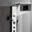 Dual 4-In-1 2-Jet Rainfall Shower Panel System With Rainfall Shower Head,Shelf,Stub Spout And LED Light-102831333