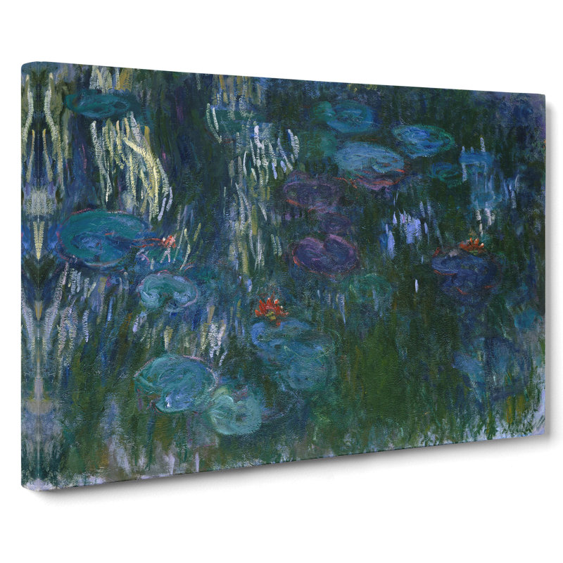 Water Lilies Lily Pond Vol.37 by Claude Monet - Wrapped Canvas, 50cm H x 76cm W x 3cm D