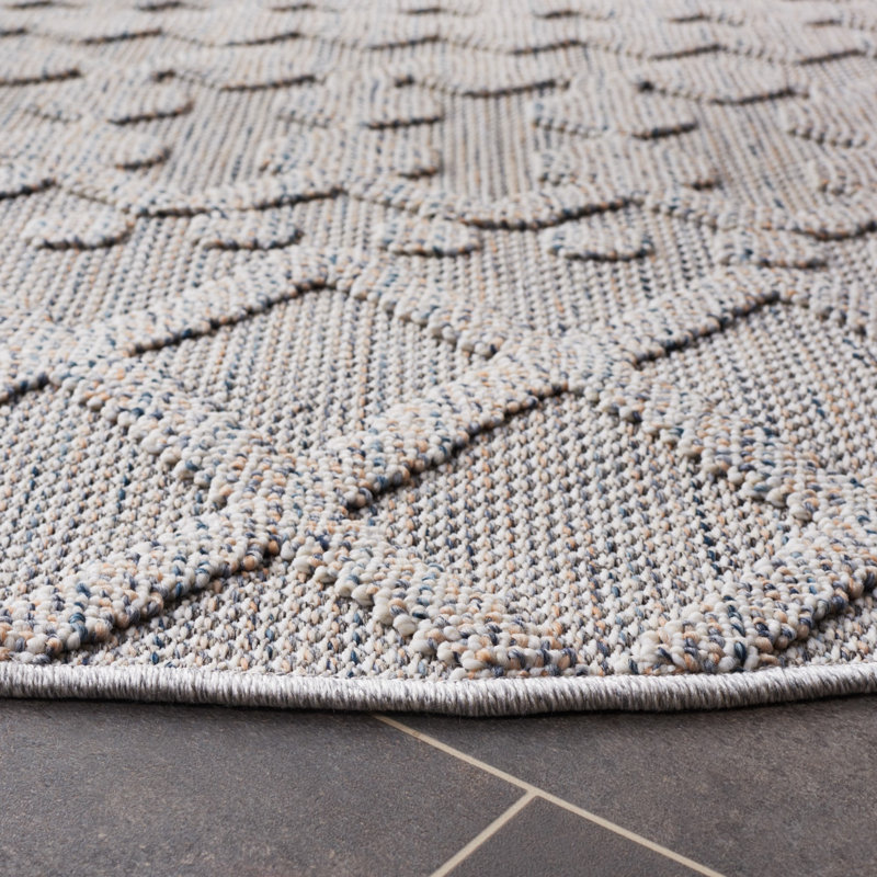 Tapis intérieur / extérieur Global Performance Southwestern, Rond 6 pi 7 po