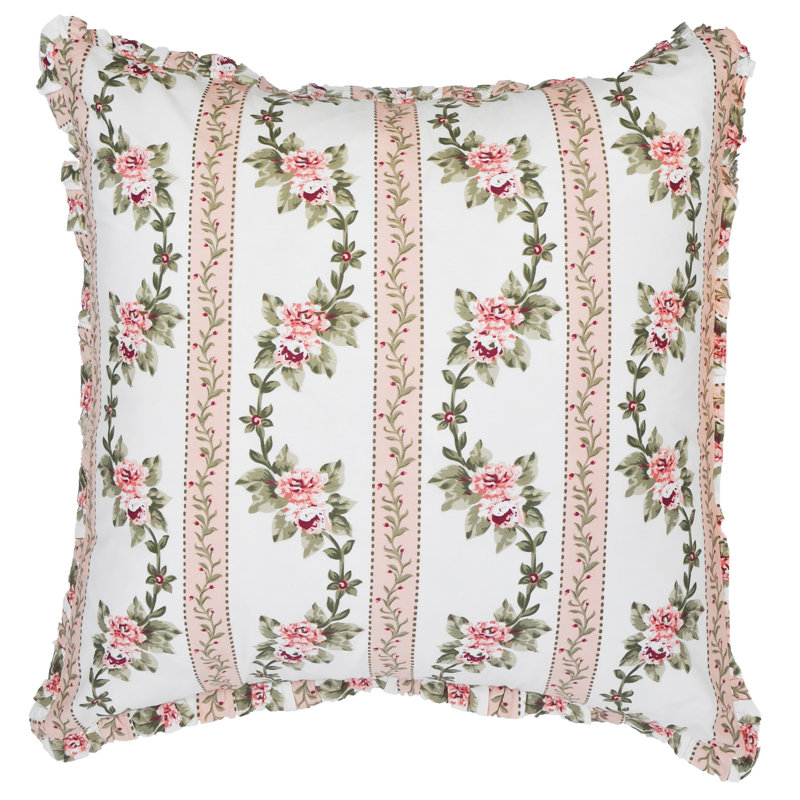 Annabelle Square Pillow Cover & Insert, Pink, 2