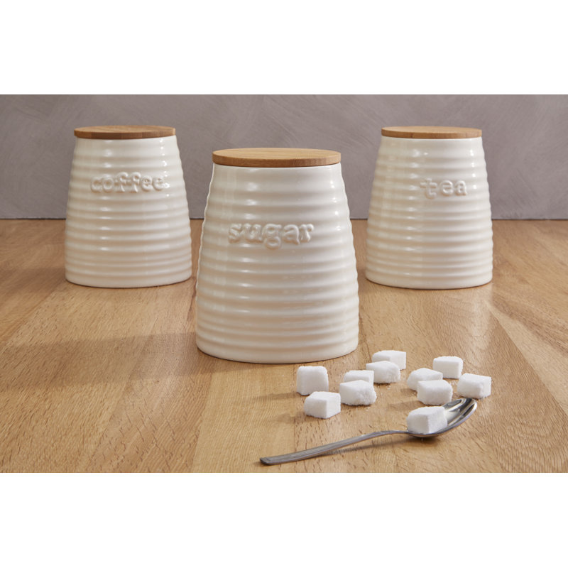 Mcelveen Ceramic / Porcelain Jar, Cream
