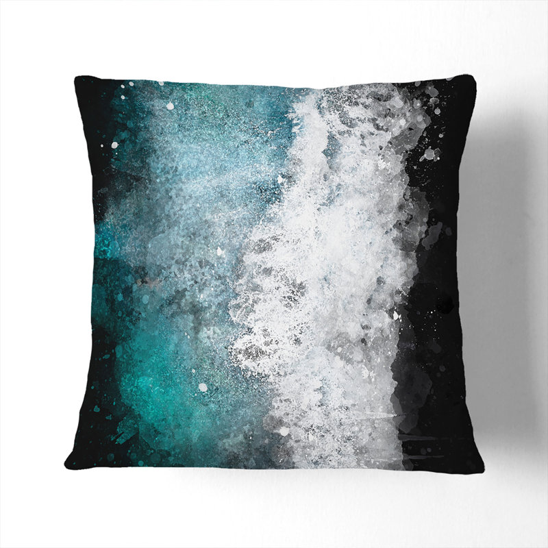 Square Cushion, Stone, 40cm H x 40cm W x 15cm D