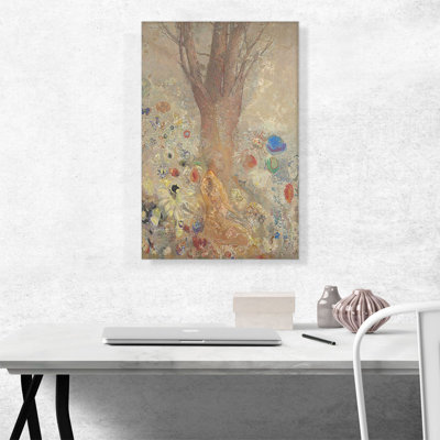 «The Buddha 1904» par Odilon Redon, reproduction d'art sur toile tendue