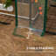 Outsunny Lean-to Mini Greenhouse Plastic Cover 143 x 46 x 151cm Clear