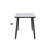Elegant White Marble Glass Dining Table Top - Modern Rectangular Replacement Surface for Kitchen & Home