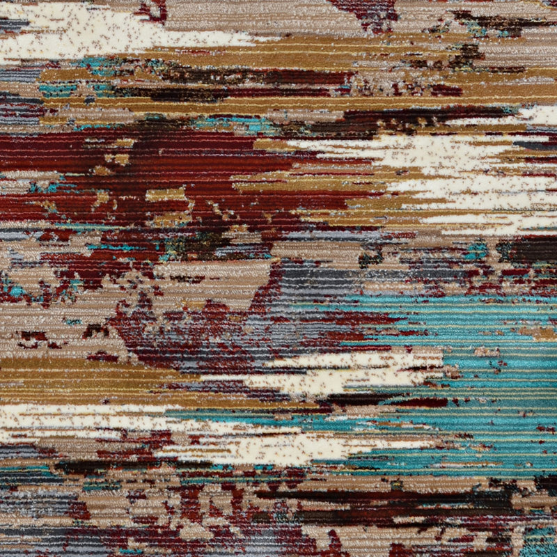 Tapis abstrait doré, Rectangle 3 pi x 5 pi