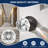 Crystal Dummy Door Knobs Keylesswith Round Rosette-52011725-126129862