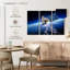 «Satellite planant au-dessus de la Terre-801085143