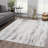 Elyjah Performance Transitional Ivory/Gray Area Rug-1649993805