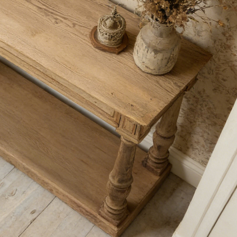 Console de style américain rétro, H 29,9 po x l 47,2 po x P 15,7 po