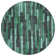 Machine Washable Indoor/Outdoor Christain ACN1307 Sage Rug