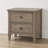 2-Drawer Nightstand With Round Bronze Pull Knobs(Includes Only Nightstand)