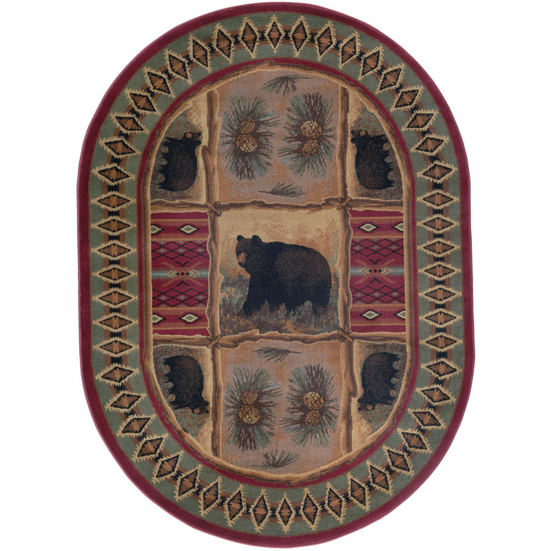 Alers Indoor Rug, Oval 3'11" x 5'3"