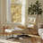 Real Leather lounge chair with Solid Wood-119218617