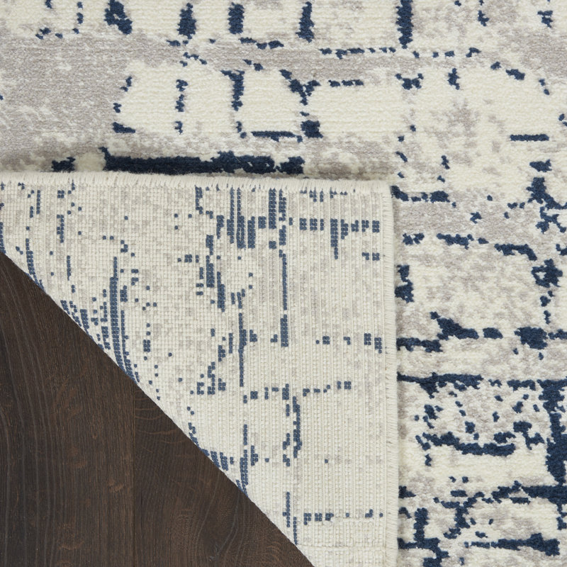 Viscose Abstract Indoor Rug, Rectangle 2' x 3'