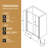 Aluminum Frame Double Sliding Shower Door, Tempered Glass Shower Door With Explosion-Proof Film And Stainless Steel Handles-117950852