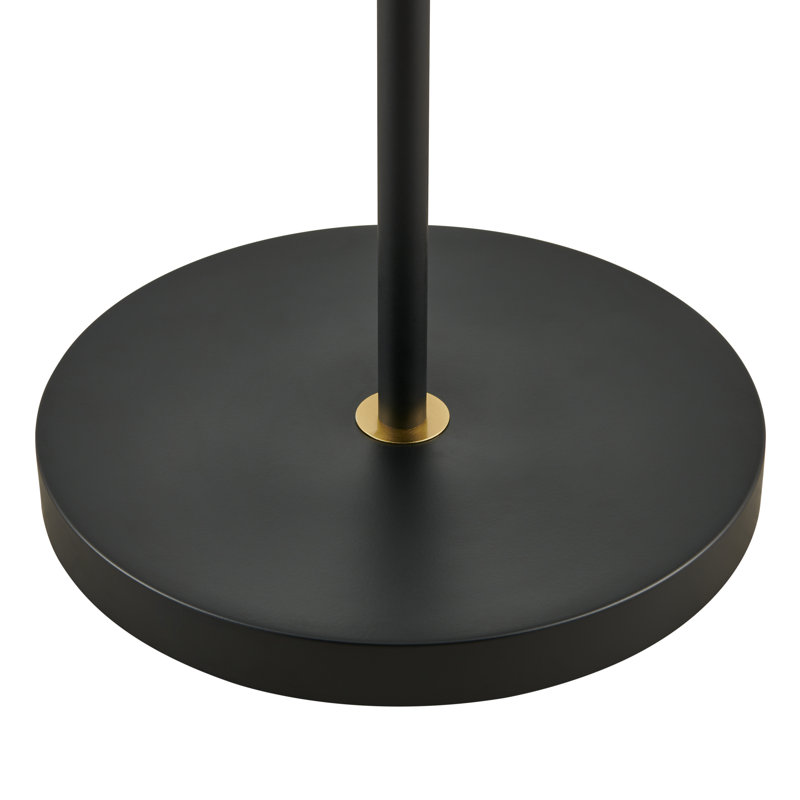 67" Modern Adjustable Black Floor Lamp