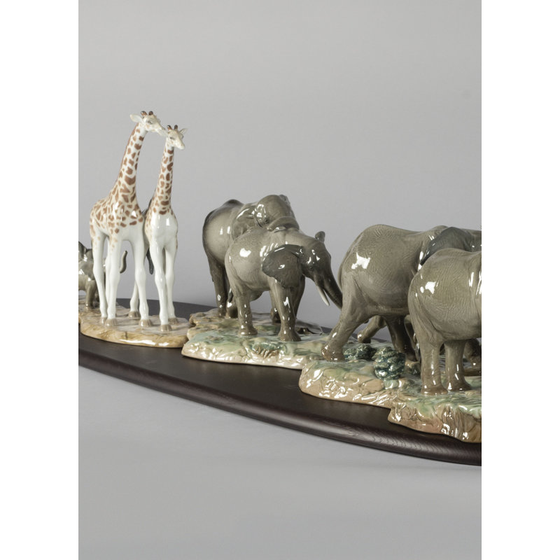African Savannah Wild Animals Figurine