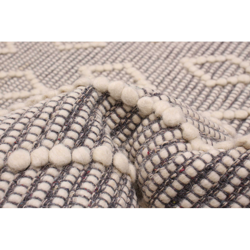 Sundari Wool Geometric Indoor Rug, Rectangle 6'1" x 8'9"