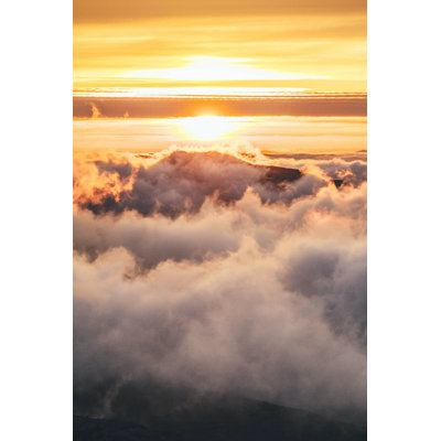 " Sunshine Above The Clouds, Yellow "