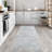 Washable Non-Slip Modern Rug - Ivory / Black - Entryway, Hallway, Bathroom, and Kitchen-102998688