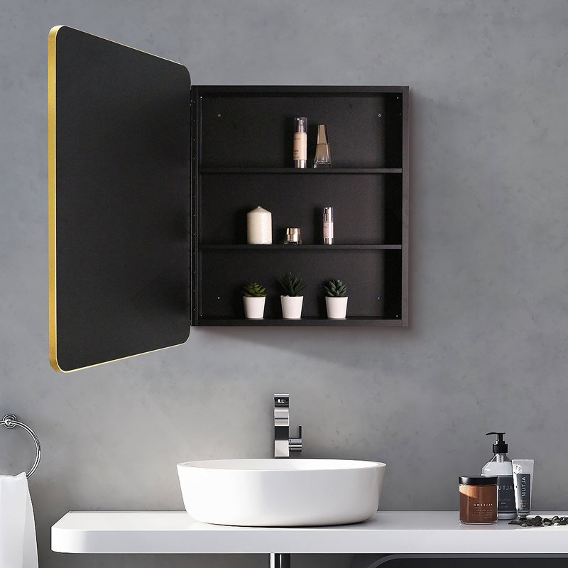 Armoire de rangement murale pour salle de bain, armoire Ã  pharmacie, armoire murale moderne pour salle de bain avec miroir