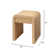 Table d'appoint en raphia 1 tiroir Montecito