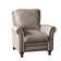 Fauteuil inclinable standard en cuir véritable de 36,5 po Richardson