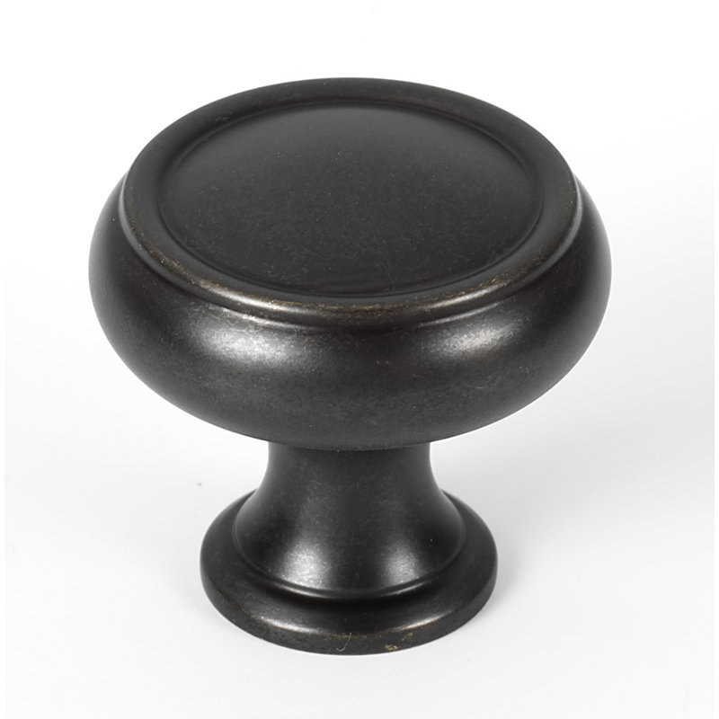 Mushroom Knob, Barcelona, 1.25" H x 1.5" W x 1.5" D