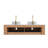 Richmond 60" Floating Vanity with Dual Stone-Pattern Ceramic Sinks & 2 Drawers (Faucet not included)-114767837