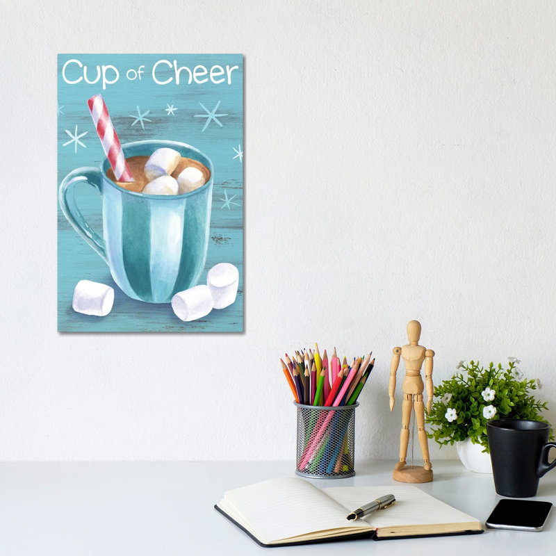 Peppermint Cocoa I-Cup Of Cheer by Kelsey Wilson - Wrapped Canvas Gallery-Wrapped Canvas Giclée, 30.48cm H x 20.32cm W