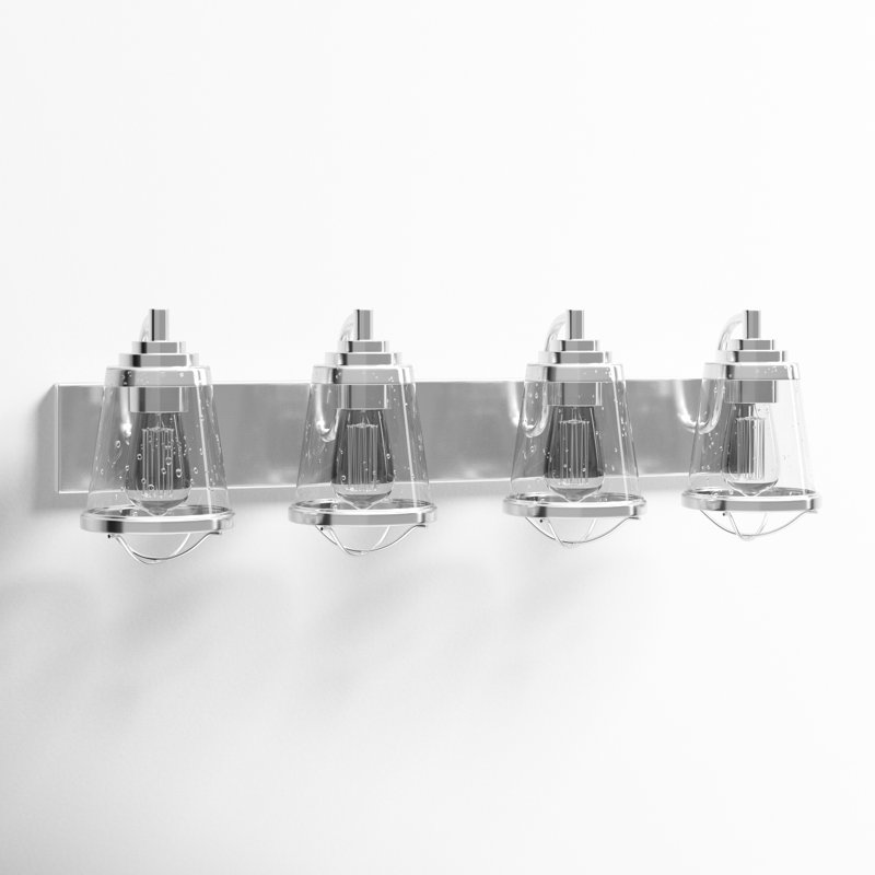 Akshay 4 - Light Dimmable Vanity Light, Brushed Nickel