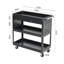 Livingandhome 3-Tier Rolling Tool Cart with Lockable Drawer