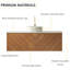 Ensemble de meuble-lavabo flottant avec lavabo mural 48 po RUBEN-1056784918-1056784916-1056784913