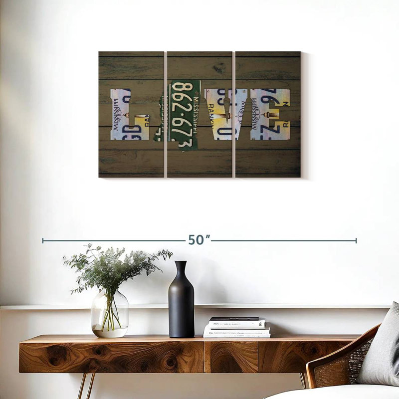 MS State Love, 20" H x 33" W