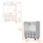 8-Bottle Rack Bar Cart