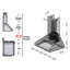 36" Professional 700 CFM Ducted Wall Mount Range Hood in Stainless Steel
