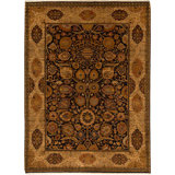 Hand Woven Wool Floral Area Rug