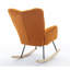 Chaise berçante en tissu avec repose-pieds Teddy-1980118230