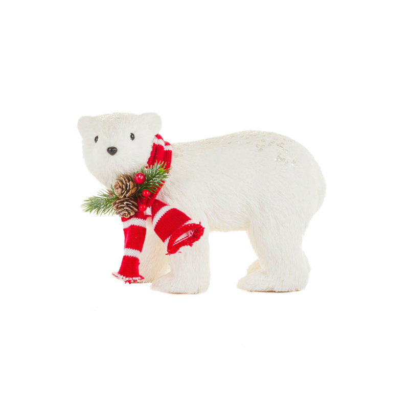 Ours blanc curieux blanc