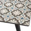 Karley Rectangular Stone Outdoor Dining Table - 162 cm W 102 cm D