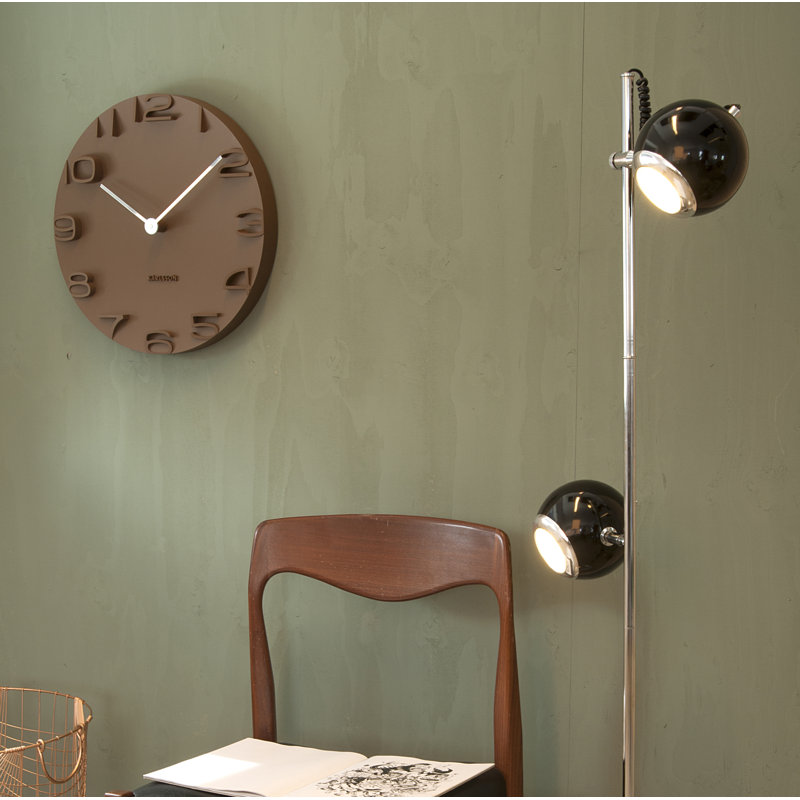 Wall Clock, Brown