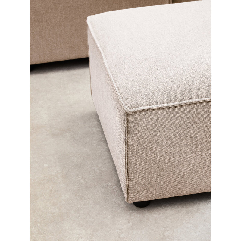 70cm Wide Standard Ottoman, Natural 