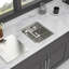15" Undermount Bar Sink With  Folding Faucet - Single Bowl 16 Gauge Stainless Steel Kitchen Sinks