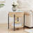 Marble Round End Table With Storage-1496349351-1496349349
