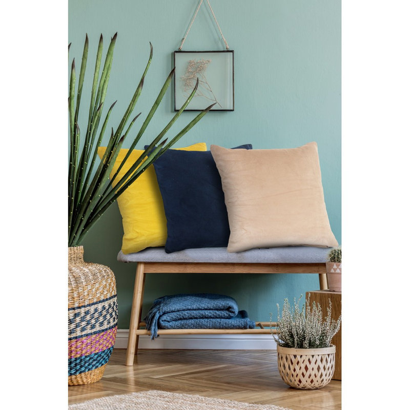 Housse et insert de coussin décoratif carré, Housse de coussin seulement - sans coussin