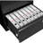 3 Filing Cabinet For Office, Black, Heavy-Duty & Locking 3 Drawer Metal Cabinet, Office Supplies Storage, Generous Space, Smooth Sliding Track, - Exterior, Black-135007247