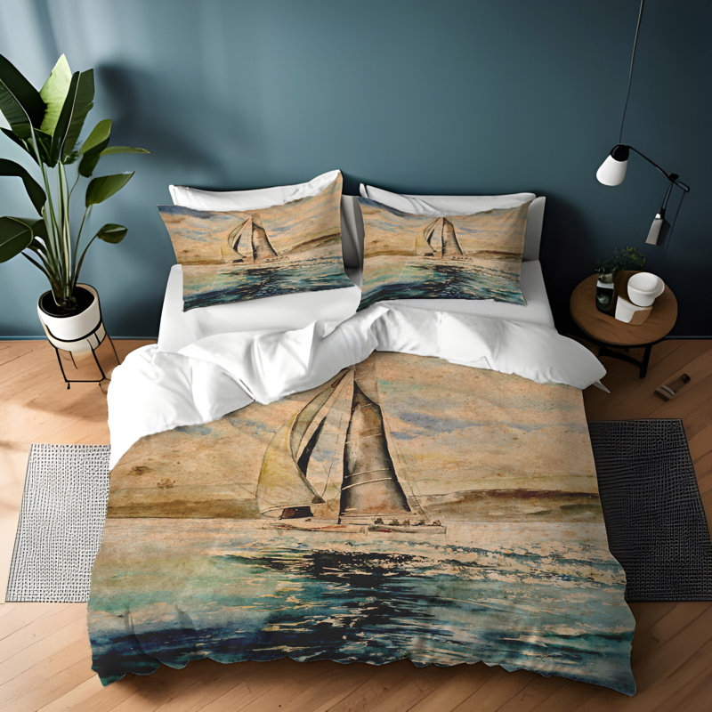 Polyester Nautical Duvet Cover